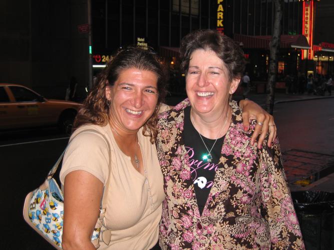 With Sue in NYC.  July 2007.